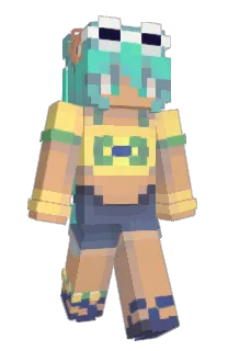 Front of huumekasvi's skin
