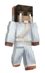 Line3's Minecraft skin wearing the 15th Anniversary cape