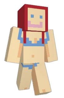 Front of creppicone's skin