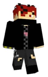 black and cream brulee Minecraft skin — Classic model