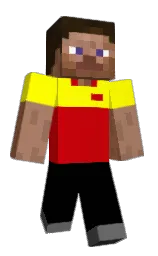 za3az's Minecraft skin wearing the Follower's cape