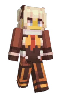 Front of Zemvic's skin
