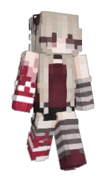 SushiMaid's Minecraft skin wearing the MCC 15th Year cape