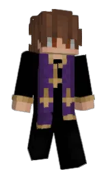 black and saddle Minecraft skin — Slim model — first worn by sammfxz