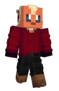 Front of FloofyFlame's skin