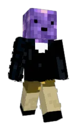 b00weck's Minecraft skin wearing the Twisted cape