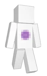 white and snuff Minecraft skin — Slim model — first worn by yuru1342
