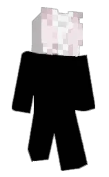 fantasy and vista white Minecraft skin — Slim model