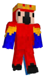 red and guardsman red Minecraft skin — Slim model