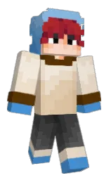 havelock blue and parchment Minecraft skin — Classic model