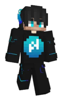 Front of ElectroByte's skin