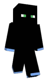 black and malibu Minecraft skin — Classic model