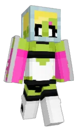 white and conifer Minecraft skin — Slim model — first worn by AshTonOfEnders