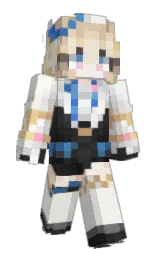 bianca and shark Minecraft skin — Slim model — first worn by Onion1773