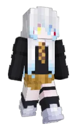 woodsmoke and shark Minecraft skin — Slim model — first worn by _HimeSama_
