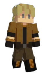 toaken's Minecraft skin wearing the Vanilla cape