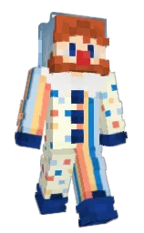 travertine and spindle Minecraft skin — Slim model — first worn by CarbonDr