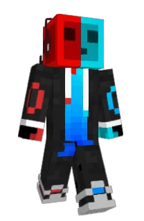Front of Cubix3D's skin