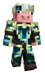 cocoa brown and firefly Minecraft skin — Classic model — first worn by Paperbagjay