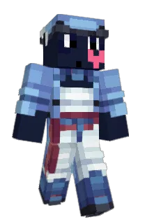 Front of smokeNLW's skin