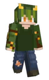 chalet green and thatch green Minecraft skin — Slim model — first worn by Justicar_