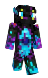 Draztix's Minecraft skin wearing the 15th Anniversary cape