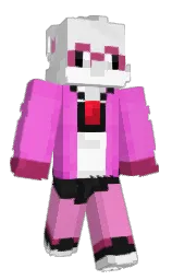 lavender magenta and concrete Minecraft skin — Slim model — first worn by fendi051