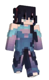 Aryll's Minecraft skin wearing the Follower's cape