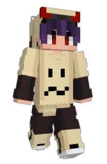 Front of Evikyu's skin