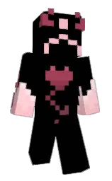 Brotes23's Minecraft skin wearing the Purple Heart cape