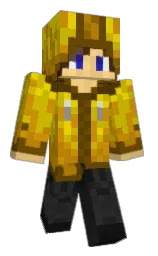 PiThrower's Minecraft skin wearing the Migrator cape