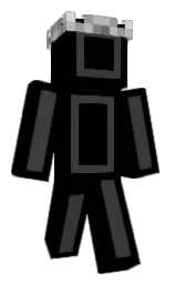 black and mine shaft Minecraft skin — Classic model — first worn by SuperHeroPuppy