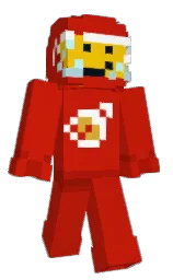 milano red and corn Minecraft skin — Classic model — first worn by CompSciBro