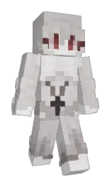 swiss coffee and silver Minecraft skin — Slim model