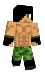 SuperHeroJones's Minecraft skin wearing the Migrator cape