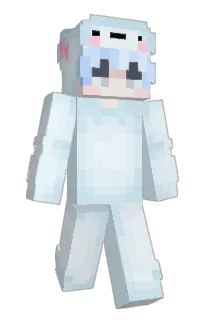 Front of snowflaking's skin