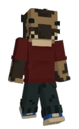 brown derby and outer space Minecraft skin — Slim model — first worn by basalt_shark