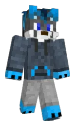 river bed and azure radiance Minecraft skin — Classic model