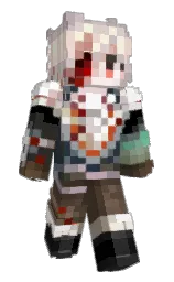Trojan484's Minecraft skin wearing the 15th Anniversary cape