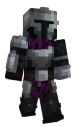woodsmoke and storm gray Minecraft skin — Classic model — first worn by holsterfob