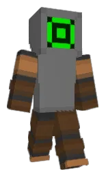 GlowDonk's Minecraft skin wearing the Builder cape