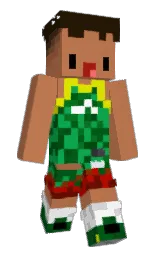 Renciss's Minecraft skin wearing the 15th Anniversary cape