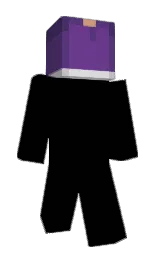 eminence and royal purple Minecraft skin — Slim model — first worn by Maledict_YT