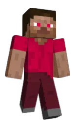 black and persian plum Minecraft skin — Classic model — first worn by senverfox