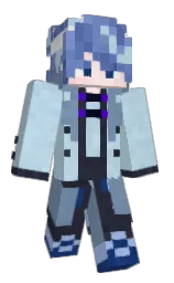 ziggurat and powder blue Minecraft skin — Classic model