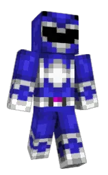 Minecraft-Skin in persian blue und black — Modell: Klassisch