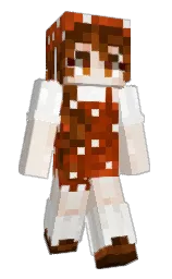 indian tan and dawn pink Minecraft skin — Slim model — first worn by K1tN3