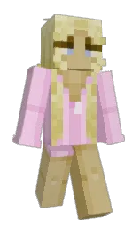 light orchid and vanilla ice Minecraft skin — Slim model