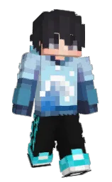 cod gray and spindle Minecraft skin — Slim model — first worn by Hexai_HK