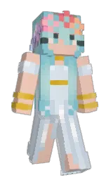 desert sand and botticelli Minecraft skin — Slim model — first worn by SolarVex1571